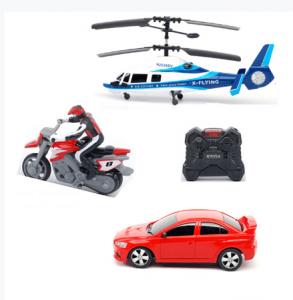 China R/C 3 in 1 Group, RC Helicopter, RC Car,RC Motorcycle bike Group on sale