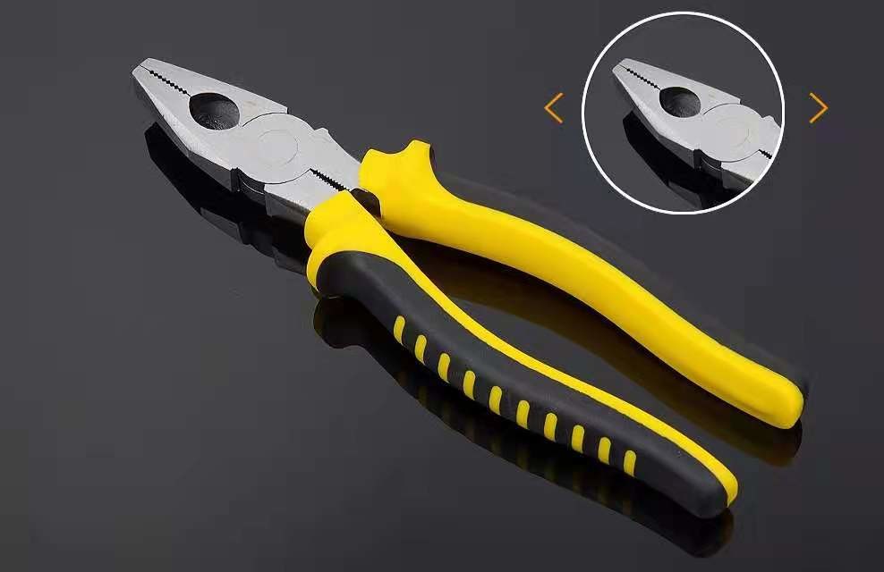 Vices (6,8 "), 55# carbon steel, double-sided, black finish, used for bending, twisting and cutting wire