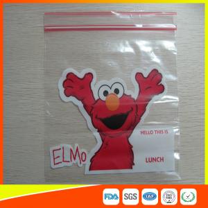 China Personalized Custom Resealable Plastic Bags Fashionable With Zip Seal wholesale