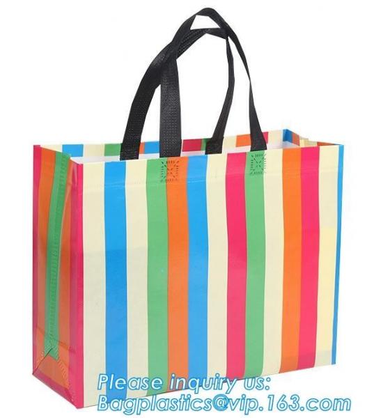 Quality Eco friendly custom slogan laminated pp non woven bag with private logo, Home textile packaging non woven bag for bed sh for sale