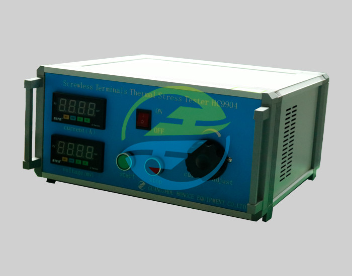 IEC60884-1 Stepless Adjustment Of Load Current 192 Cycles Screwless Terminal Aging Plug Socket Tester
