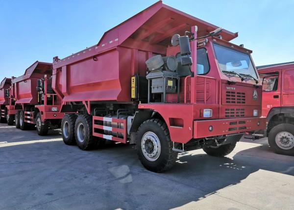 ZZ5707S3840AJ Sinotruk Mining Tipper Trucks Heavy Duty 75km / H Max Speed
