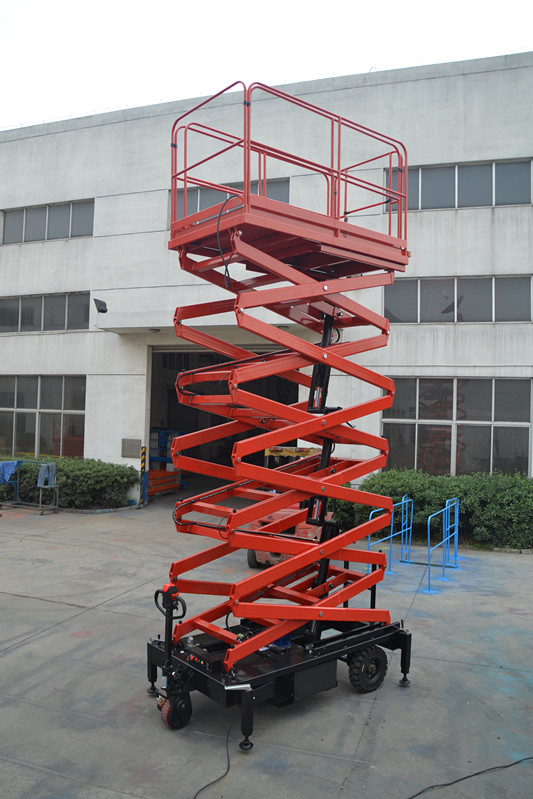 AC380V 500kg Mobile Hydraulic Lift 16m Working Height