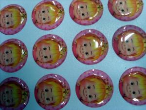 China Cute Pig Crystal Epoxy Sticker on sale