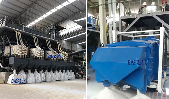 Multiple Layers Stainless Steel 316L Rectangular Vibrating Sieve 5 - 70 Tons/Hour