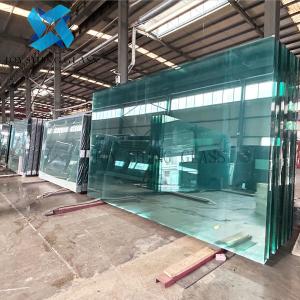 China Tempered Float Glass Thickness 3mm-25mm Customized Ultra Clear Float Glass on sale