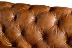 American Industrial Style 2 Seater Chesterfield Leather Sofa For Home Furniture