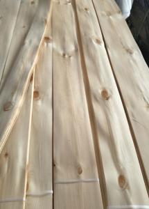 China 0.7mm Knotty Pine Veneer Roll Pinus Rotary Cut MDF Wood Veneer on sale