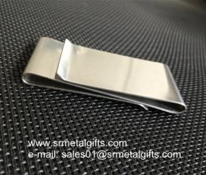 China S.S. Double-Sided Smart Money Clip Credit Card Holder For Men on sale