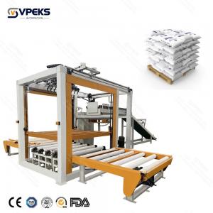 China 1300-1500mm Final Pallet Height High Level Palletizer For Dry Powder Mortar Packaging on sale