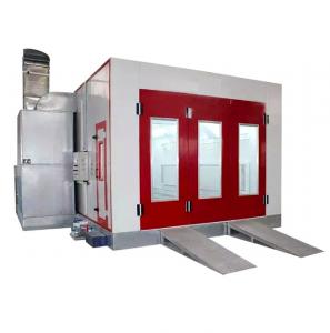 China Fire Resistant Wall Car Spray Booth Commercial Vehicle Spray Booth With Floor Filter wholesale