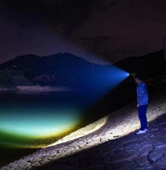 High Powered LED Torch Flashlight With 1500 Lumens Super Bright