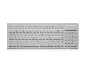 China 2.4GHz Wireless Medical Keyboard IP68 With Numeric Keypad Silicone Keyboard wholesale