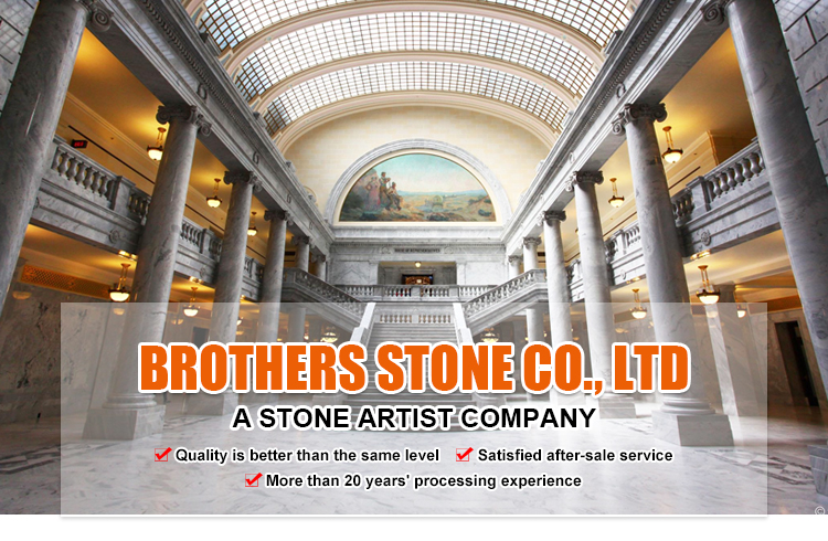 15 18mm Grey Marble Spiral Staircase Treads for Modern Homes and Easy Installation