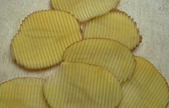 stainless steel potato slicer machine MCWS500 weave shape 500kg per hour