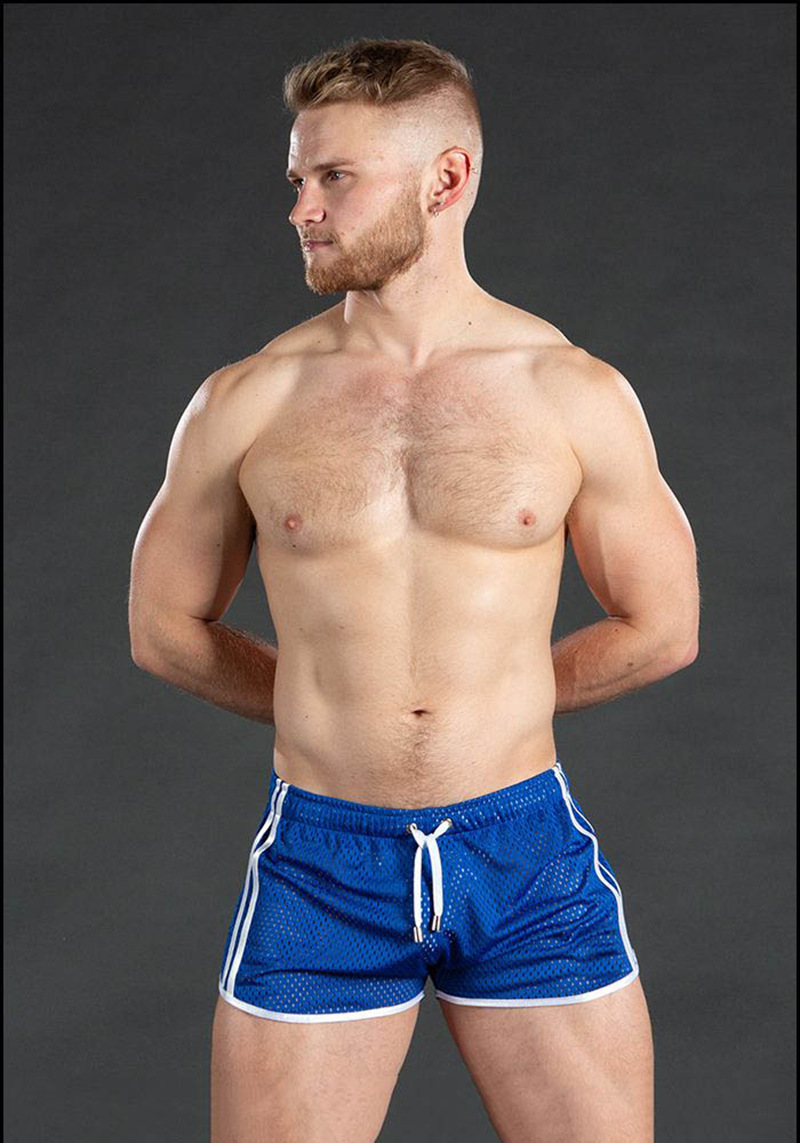 Solid Woven Men Mesh Shorts M-2XL Worsted Beach Fitness Training Shorts