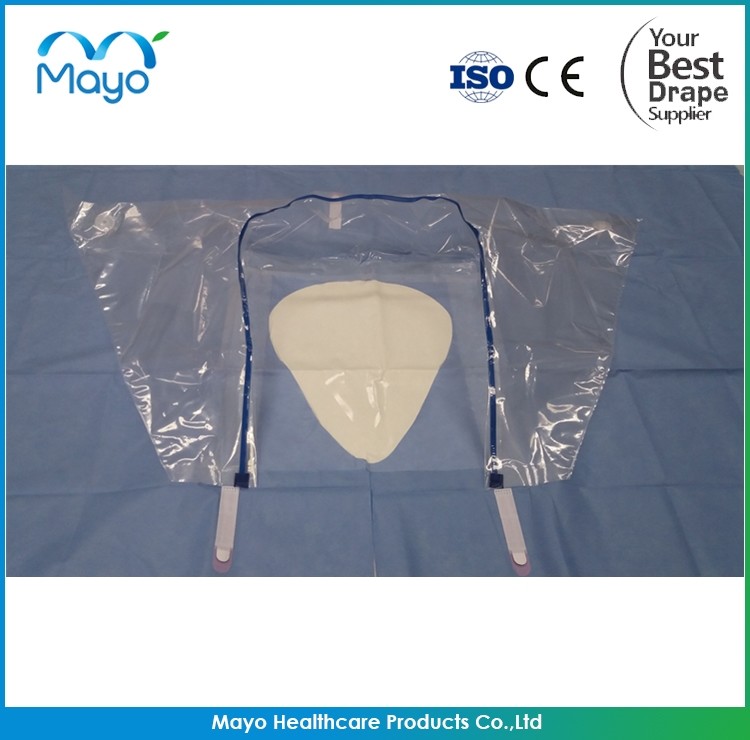Beach Chair Surgical Shoulder Drape With V Fluid Collection Pouch With Suction Port