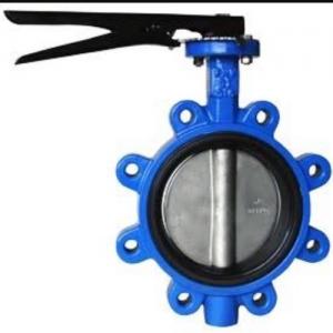 China Ductile Cast Iron ss Stainless Steel Lug type butterfly valve Handle Manual Gearbox Electric Pneumatic  face to face on sale