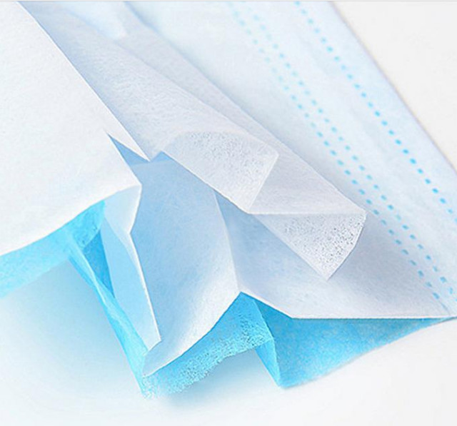 Breathable 3 Ply Disposable Mask , Antibacterial Disposable Earloop Face Mask