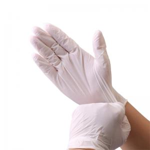 China ISO 510K Certification Transparent Latex Gloves / Latex Exam Gloves Medium wholesale