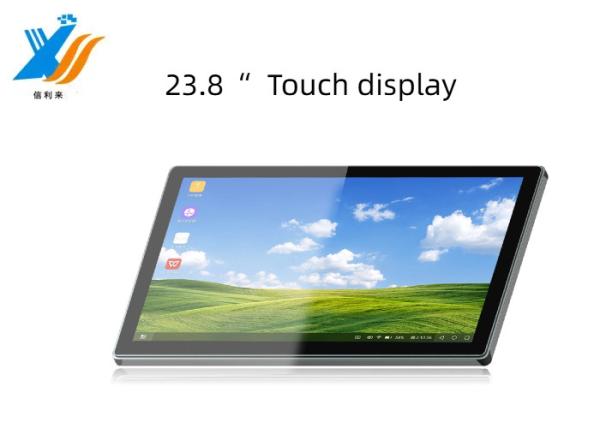 Quality Black Multi Touch Screen Monitor with IC EETI Technology and GG Structure for sale