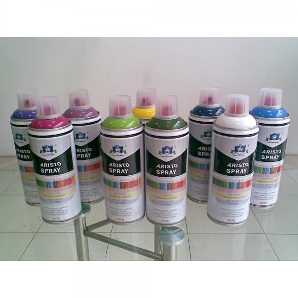Quality Non toxic Eco-friendly Artist Aerosol Spray Paint for Wood / Plastic / Metal Surface for sale