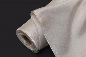 China White High Temperature Fiberglass Cloth High Silica Fiberglass Fabric For Industry wholesale