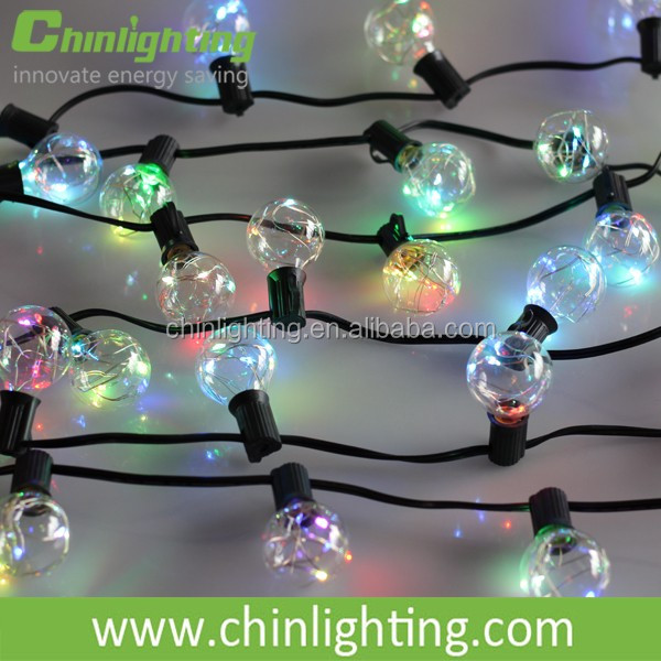 12ft 12 bulbs RGB globe string lights led copper wire string lights Christmas decoration fairy lights