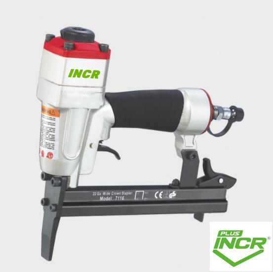 Heavy Duty 22gauge Fine Crown Air Pneumatic Staple Gun 7116 Long Nose Furniture Upholstery