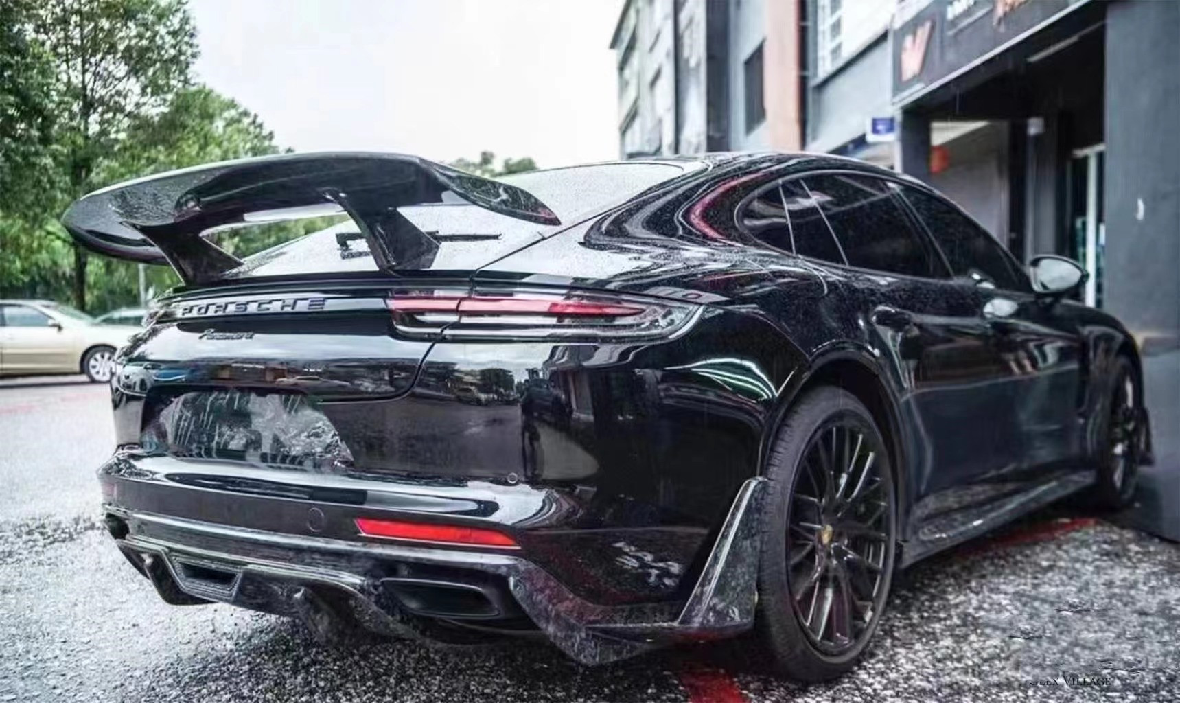 Auto Parts for Porsche Palamela 971 Carbon Fiber Body Kit Palamela 971 Upgraded SD Style Dry Carbon Fiber Body Kit Spoiler