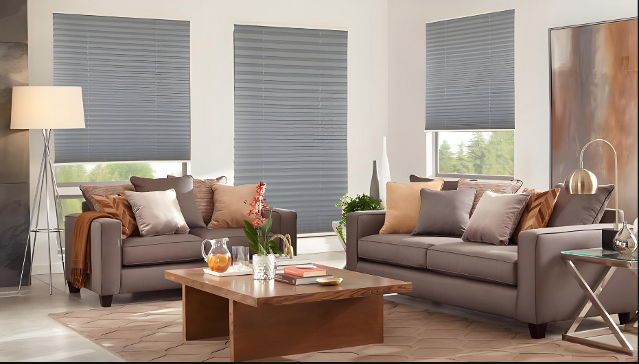 Modern Cordless Window Shades Thermal Insulation Ultra Privacy Custom No Cord Blinds