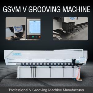 China 4000mm Sheet Grooving Machine Automatic V Grooving Machine Metal Furniture wholesale