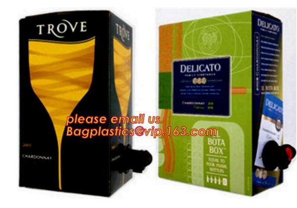 3 liters 10 liters gallon bib bag in box wine dispenser,3L empty bag in box for olive oil,10L/20L Laminated Transparent