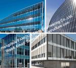 Double GlazedInsulation And Laminater Glass Facade Curtain Wall Unitized And