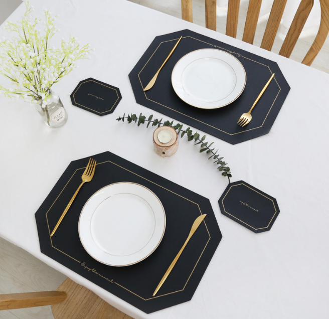 Waterproof Oilproof Kitchen Tools And Utensils Napkin Pad Tablecloth Plain Dyed