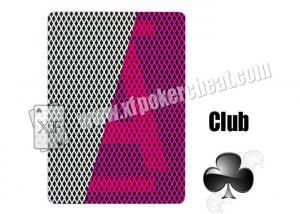 China 5 Stars Invisible Playing Cards With 2 Jumbo Index For Contact Lenses on sale