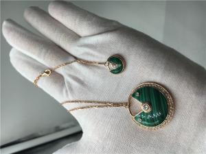 China Malachite High End Custom Jewelry Amulette De  Necklace For Women wholesale