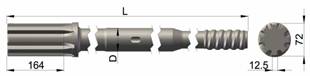 High Performance Furukawa HD709RP Shank Adapter for hydraulic and pleumatic rigs