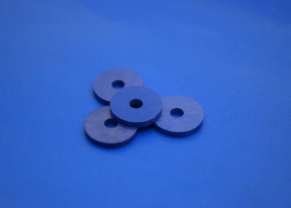 Quality Blue Zro2 Zirconia Ceramic Parts , High Electric Pressure Washer Insulation Spacer for sale