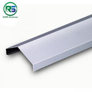 China Water Drip Suspended Ceiling Metal Strips With Vaulted Waves Hills Valley Pattern on sale