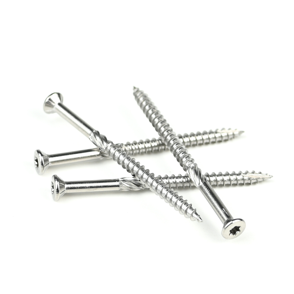 Pan Head 60mm Wood Deck Screws With Nibs for Long-lasting Wood Floor Installation