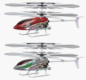 Red, White Easy Sky Metal Frame 3CH Remote RC Helicopters with Gyroscope ES-QS8004