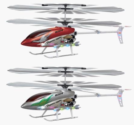 Quality Red, White Easy Sky Metal Frame 3CH Remote RC Helicopters with Gyroscope ES-QS8004 for sale