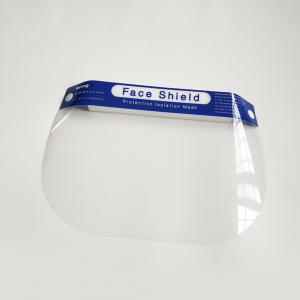 China CE FDA Disposable Clear Anti Fog PET Face Shield wholesale