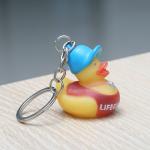 Home Key Rubber Ducky Collectible Keychains , Assorted Mini Rubber Duck
