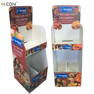 China Convenient Customized 2-Tier Freestanding Cardboard Pop Up Display Rack on sale