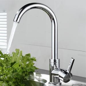 China Stainless Steel Single Holes Wall Mount Bathroom Basin Faucet Kitchen Mixer Taps wholesale