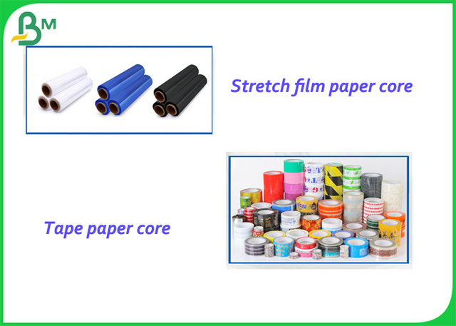 FSC Certified High Stiffiness 360GR Coreboard Paper For Plastic Stretch Film Paper Core