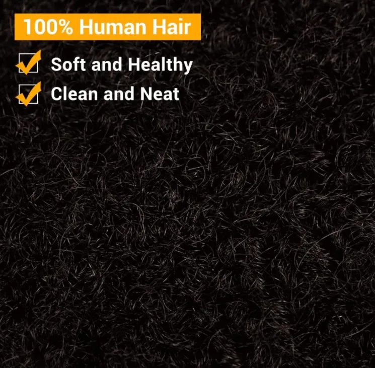 100% Cuticle Aligned Kinky Curly Human Hair For Braiding Chemical Processing Dyed