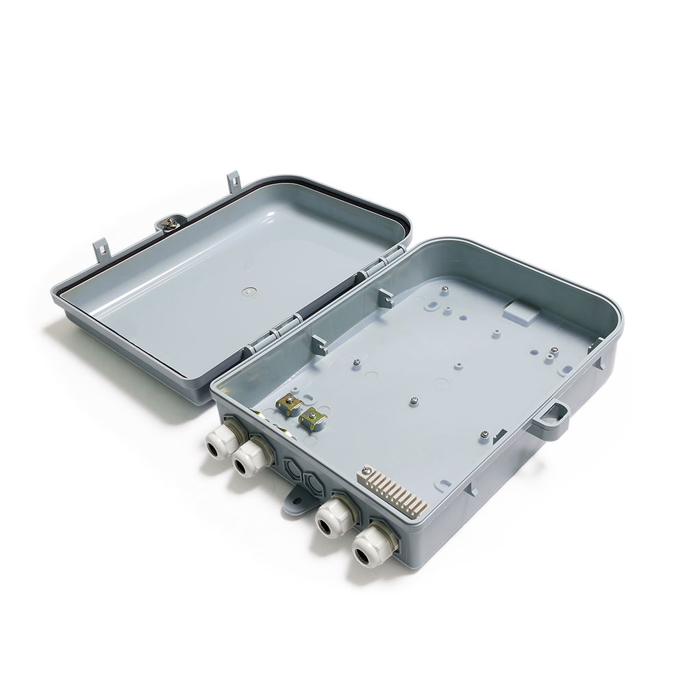 4 Port Splitter Termination Cabinet Fiber Distribution Box Enclosure with PVC Material